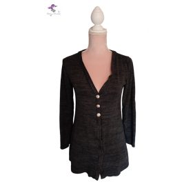 Sötétszürke kardigán