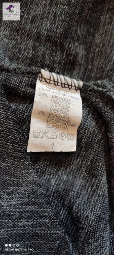 Sötétszürke kardigán