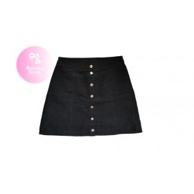 Divided gombos velúr szoknya