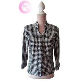 Image pepita mintás blézer