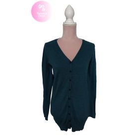 Divided petrolkék kardigán