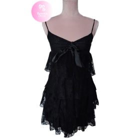 Gina Tricot csipkés fodros felső