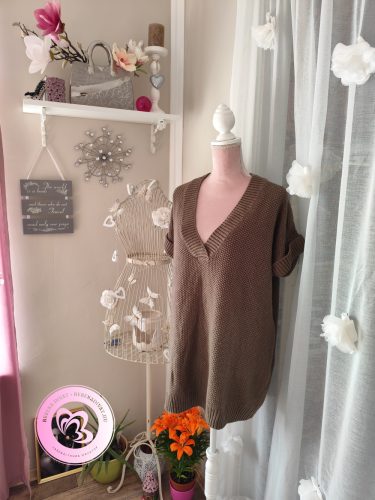 Colline kötött rövid ujjú felső