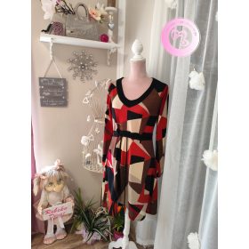 Mintás megkötős ruha/tunika