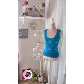 Oasis szívecskés kötött mellény