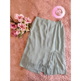 Hermann Lange almazöld elegáns szoknya