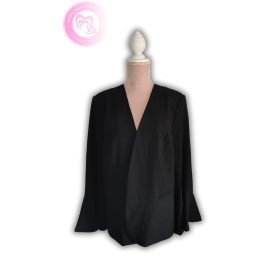 Fodros ujjú elegáns blézer