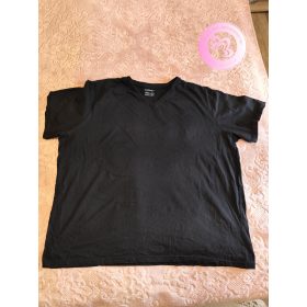 Livergy fekete pamut póló