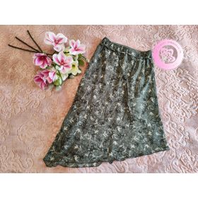 KappAhl khaki virágos szoknya