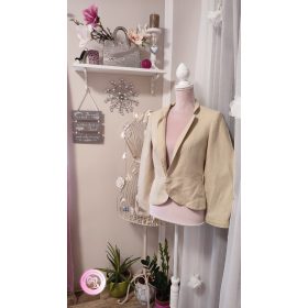 Mango bézs színű blézer