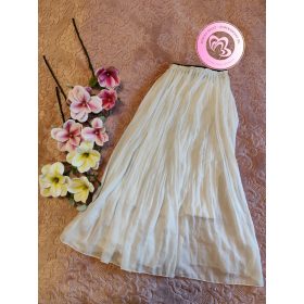  Pliszírozott gumis derekú szoknya