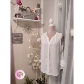 StreetOne fehér ujjatlan felső