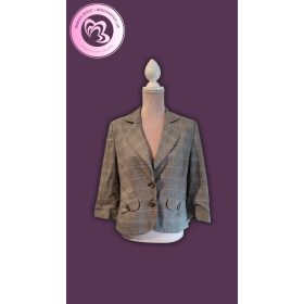 Tara kockás elegáns blézer