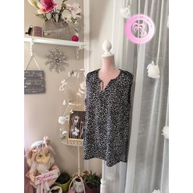 C&A párducmintás ujjatlan felső