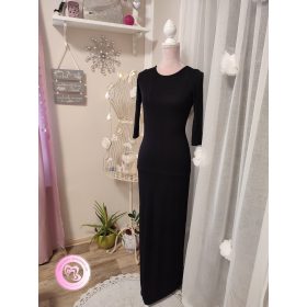 Zara hátul kivágott, oldalt sliccelt maxiruha 