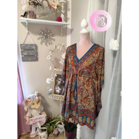 Indamintás mellnél megkötős tunika