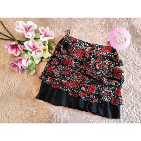 Luna virágos fodros szoknya