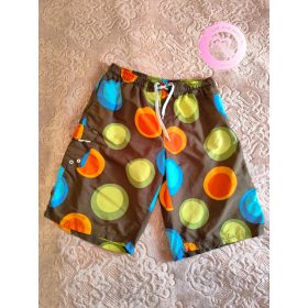 Barna kör mintás rövidnadrág