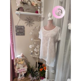 Janina mintás áttetsző póló