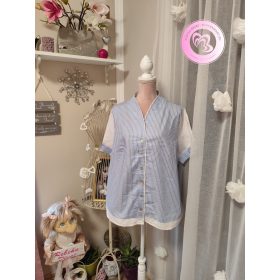 Kék-fehér csíkos ing