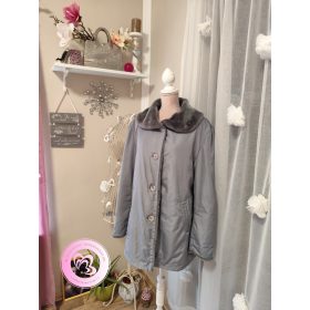 Boninsen szürke meleg kabát