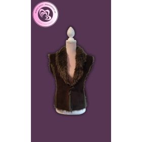 DenimCo. szőrmés mellény